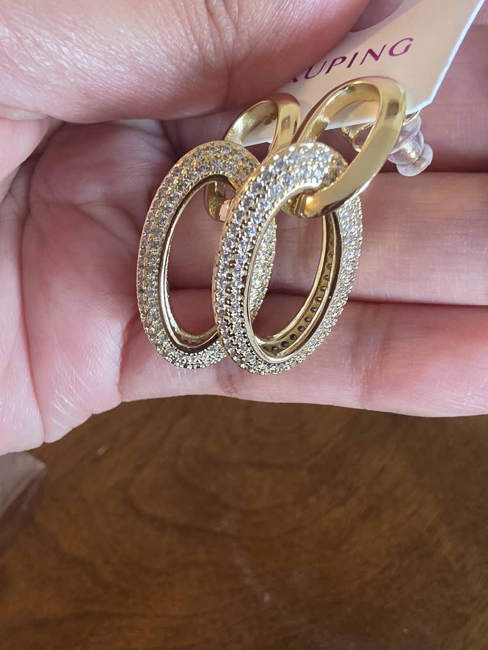 Aretes Para Dama Oro Laminado 14k